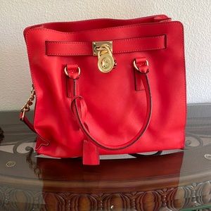 Michael Kors Large Mandarin Orange Satchel Handbag